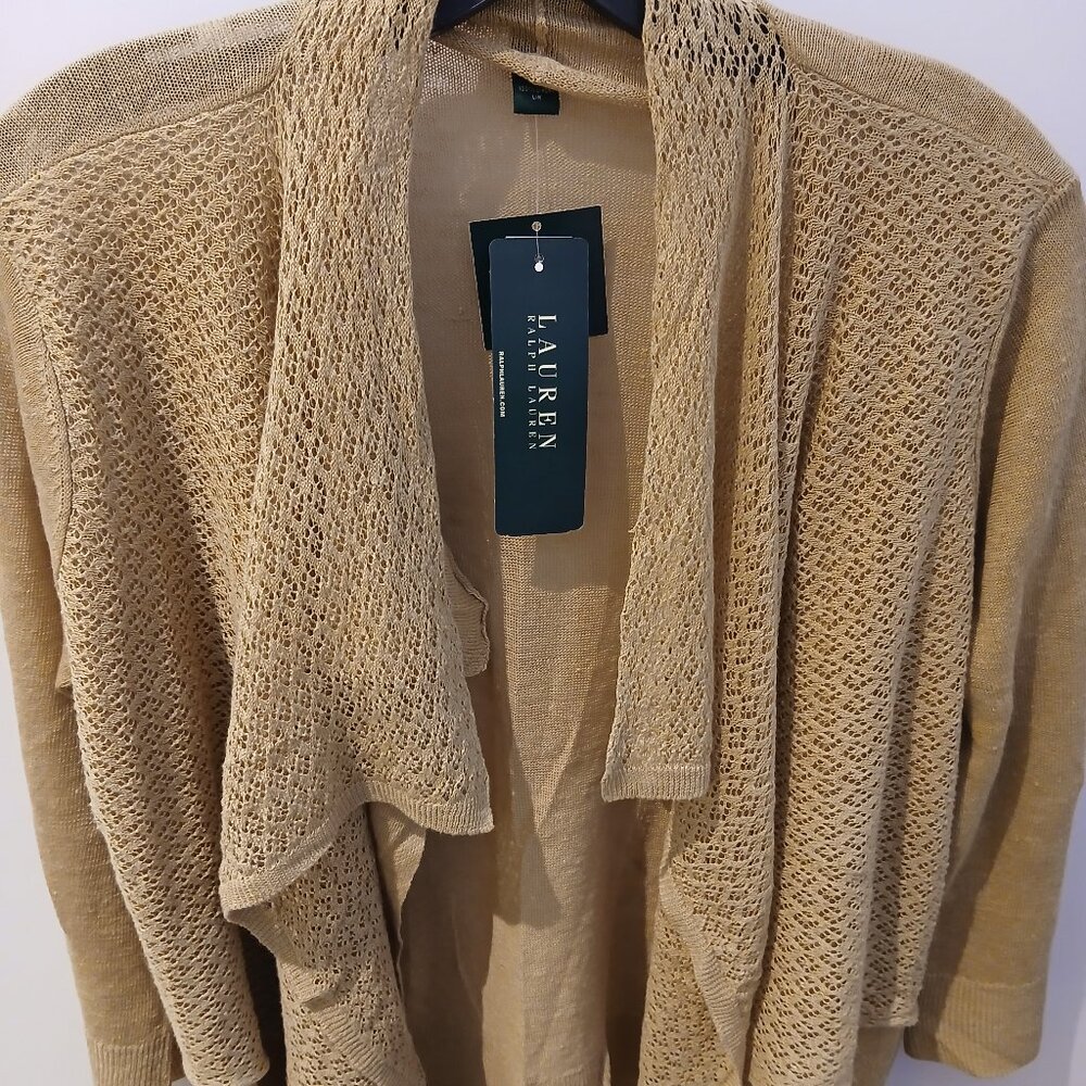Lauren Ralph Lauren Linen Cardigan